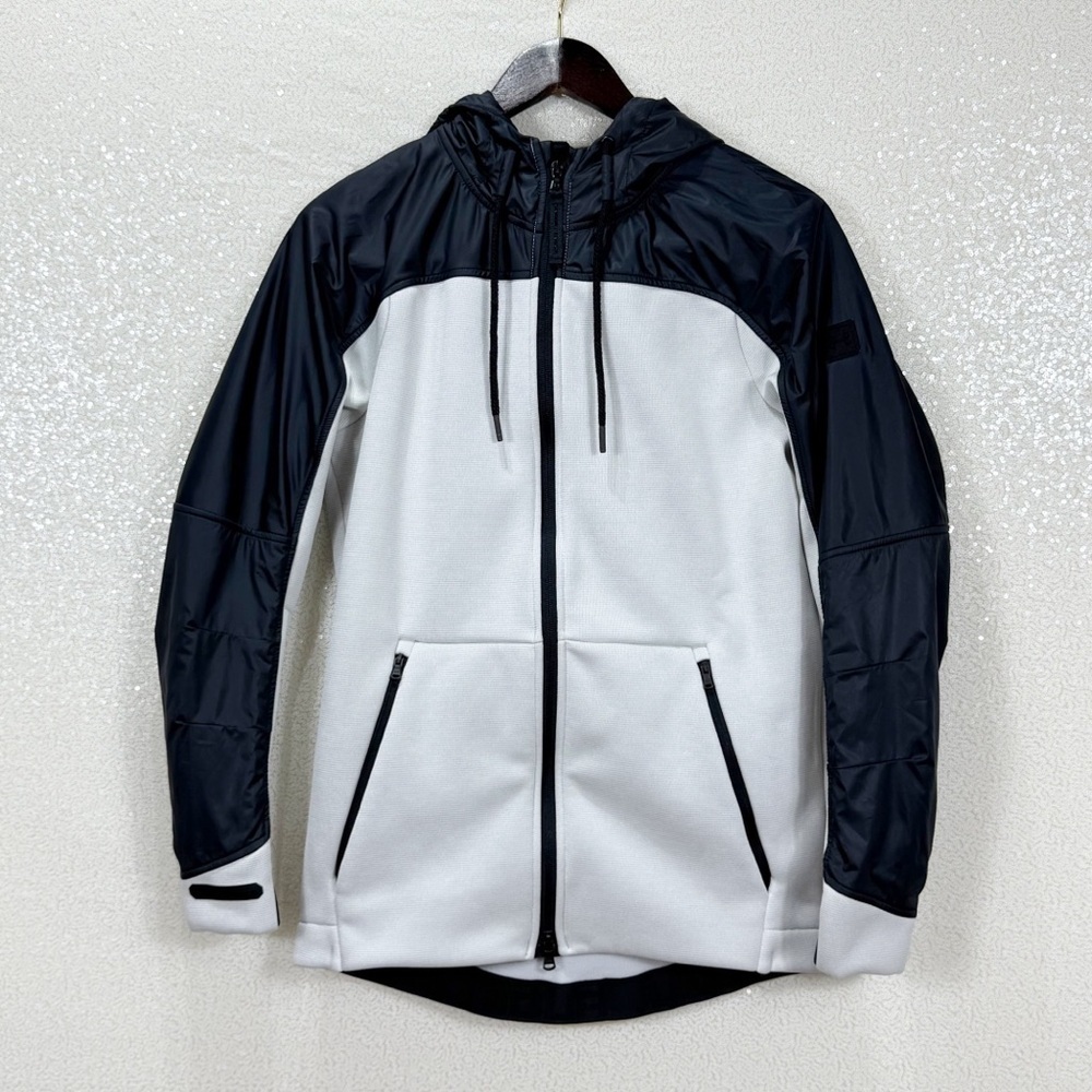 Under Armour The Swacket Hooded Full-Zip Jacket Small Gray Black - Picture 14 of 16